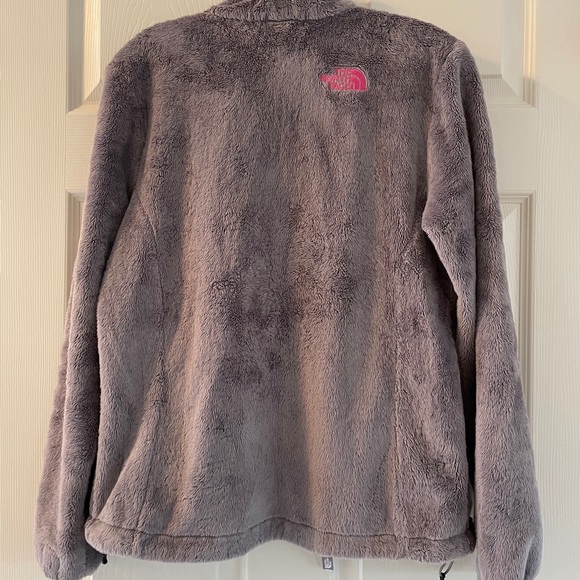 Northface (small) gray fuzzy fleece jacket. - Picture 6 of 7